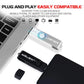 128GB USB 3.0 Typ-C Flash-Laufwerk – High-Speed-USB-Stick mit Schlüsselanhänger