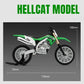1:12 Maßstab Kawasaki KX450 Offroad-Motorrad Modellspielzeug aus Druckguss