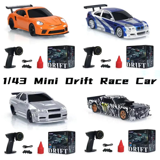 2.4G High-Speed Drift RC Car 1/43 4WD Remote Control Racing Toy