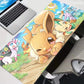 Eevee Pokémon XXL Mauspad 90x40 – Weiche rutschfeste Schreibtischunterlage