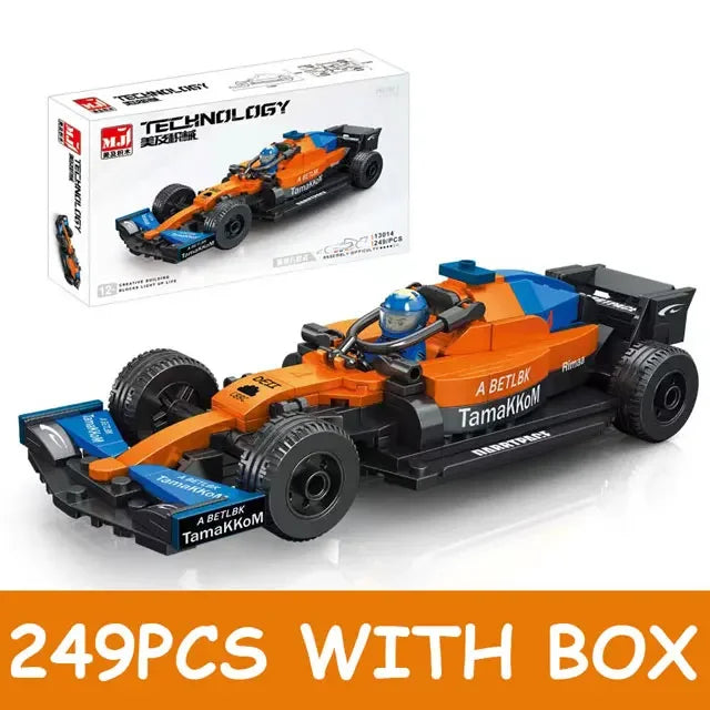 City F1 Formula 1 Race Car – DIY Sports Car Speed Champions Building Blocks