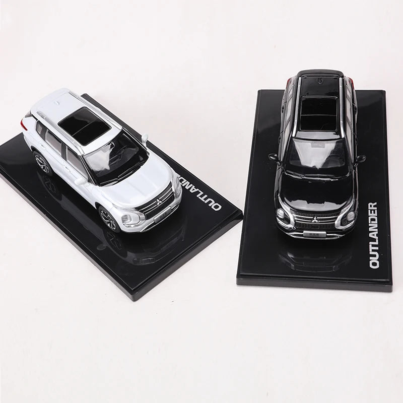 On sale 1:43 Outlander SUV Black/White Alloy Model Car