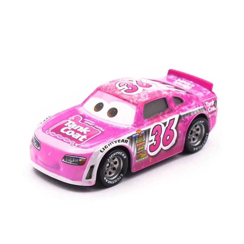 Disney Pixar Cars 2 3 Lightning McQueen 1:55 Diecast Alloy Car Toy