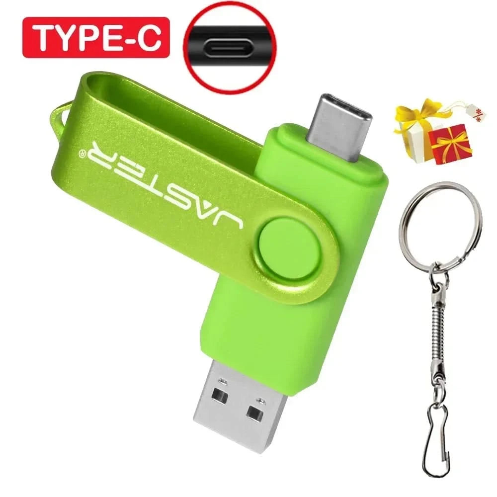 64GB/128GB USB 3.0 Pen Drive - Free Keychain, Business Gift