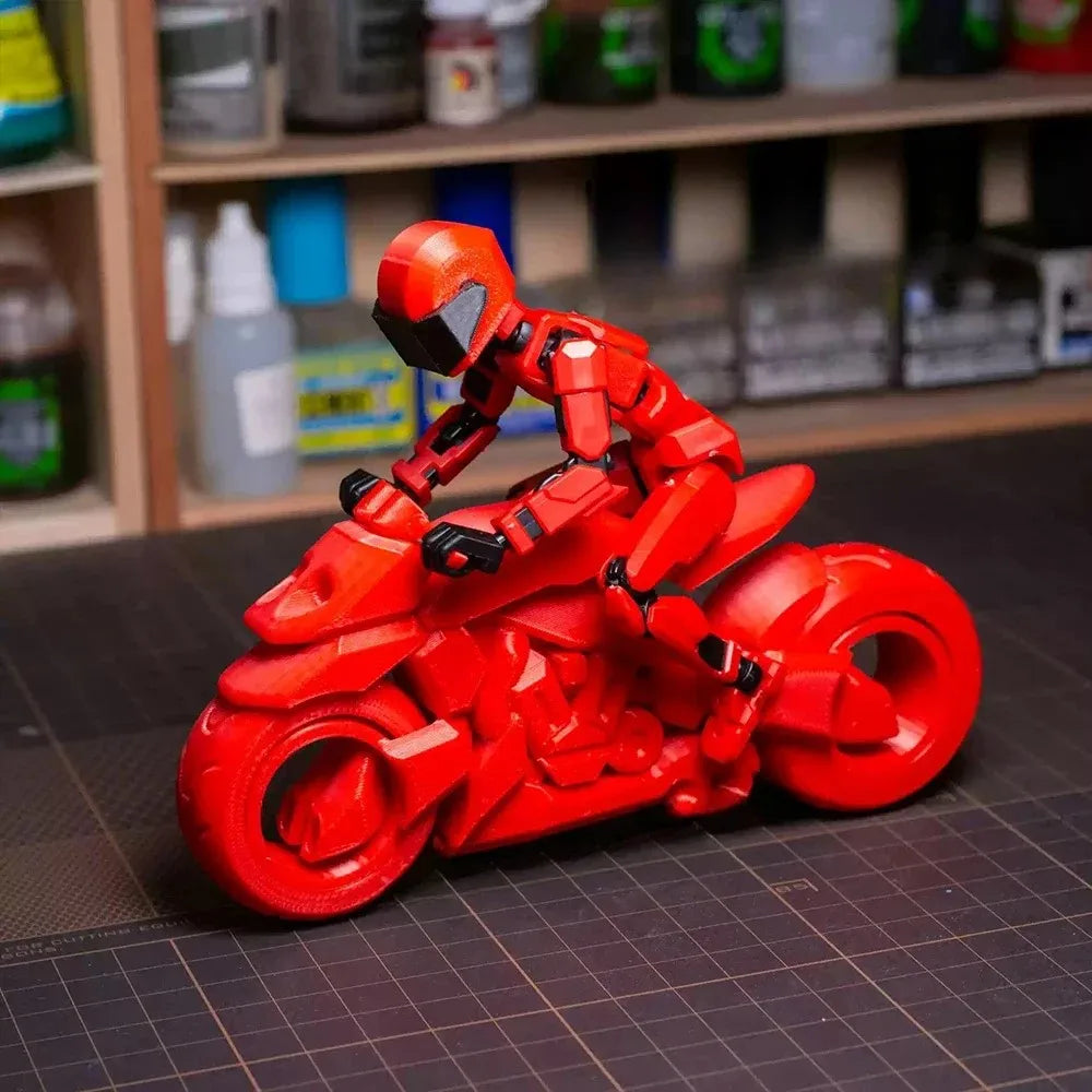 3D Printed Action Figure Fourth Generation Lucky Assemble Toy 13-Joints