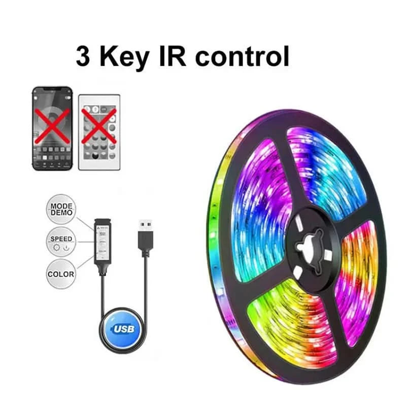 Bluetooth LED Strip Lights – RGB TV Backlights & Home Decor Lighting