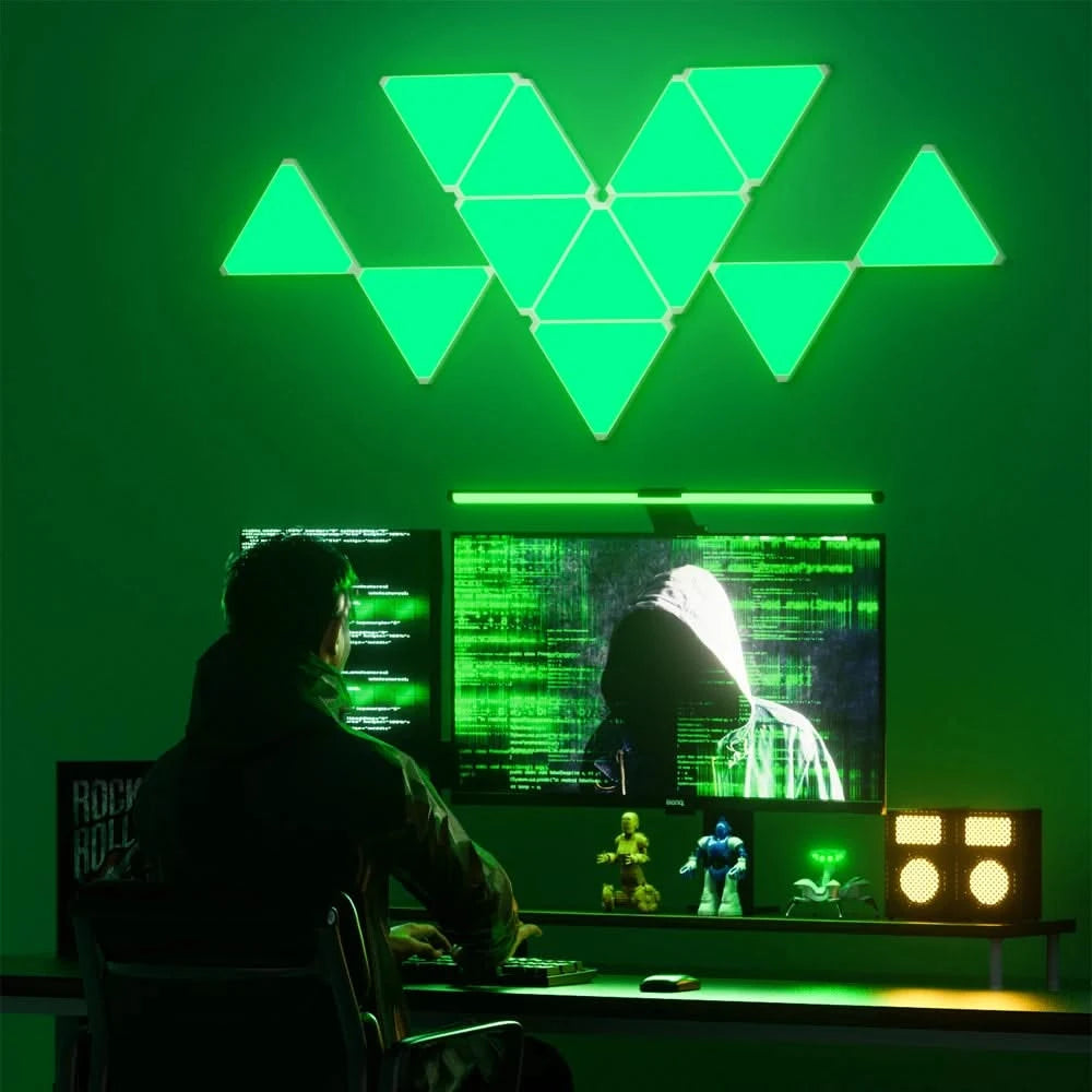 Super Thin WIFI Bluetooth USB LED Triangle Lamp - Smart Wall Light