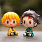 4 STK. Anime Demon Slayer Mini-Figuren-Set - Nezuko, Tanjirou, Zenitsu, Inosuke