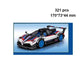 City Speed Champion Rennwagen Bausteine – MOC Garage Fahrzeug Spielzeug