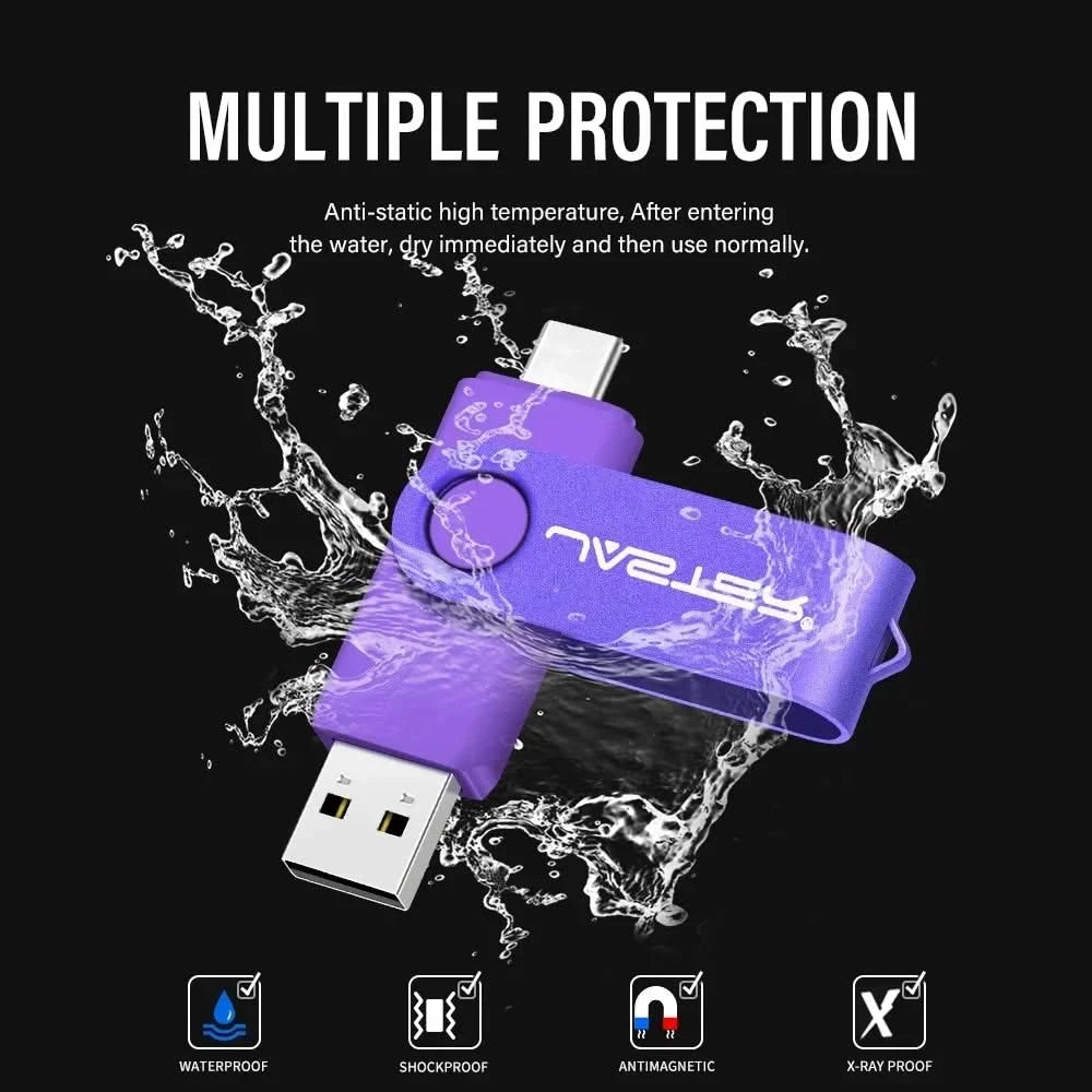 64GB/128GB USB 3.0 Pen Drive - Free Keychain, Business Gift