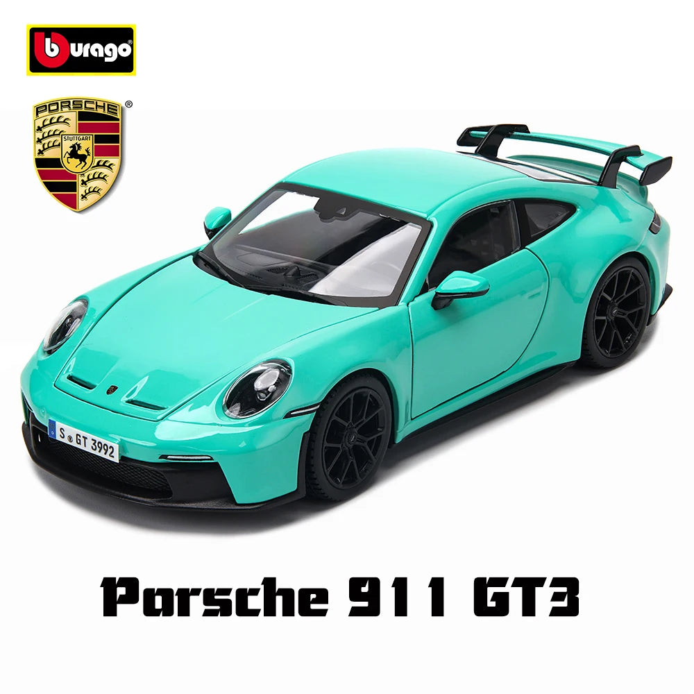 Bburago 1:24 Porsche 963 – Diecast Alloy Racing Car Model, Luxury Gift