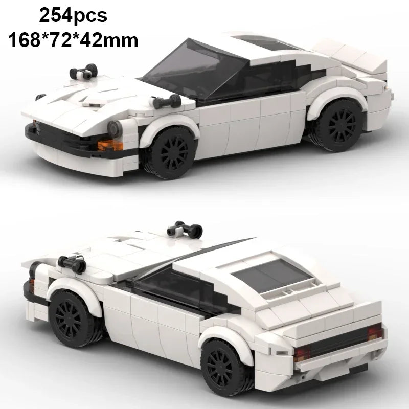 City Speed Champion Car Racing Building Blocks – MOC Garage Vehicle Toy