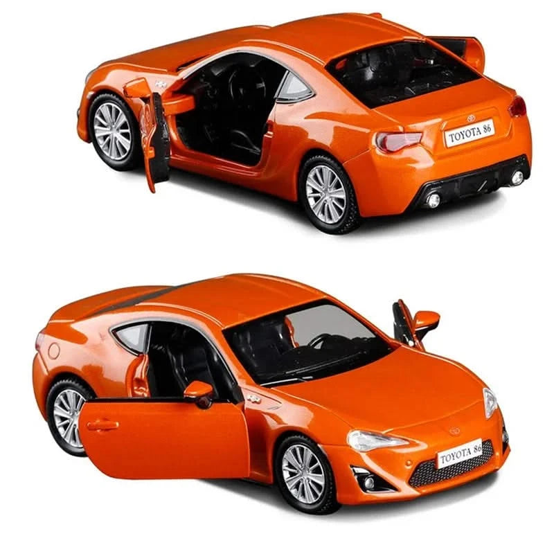 1:36 Toyota 86 Classic Car Diecast Alloy Sports Car Model Collection