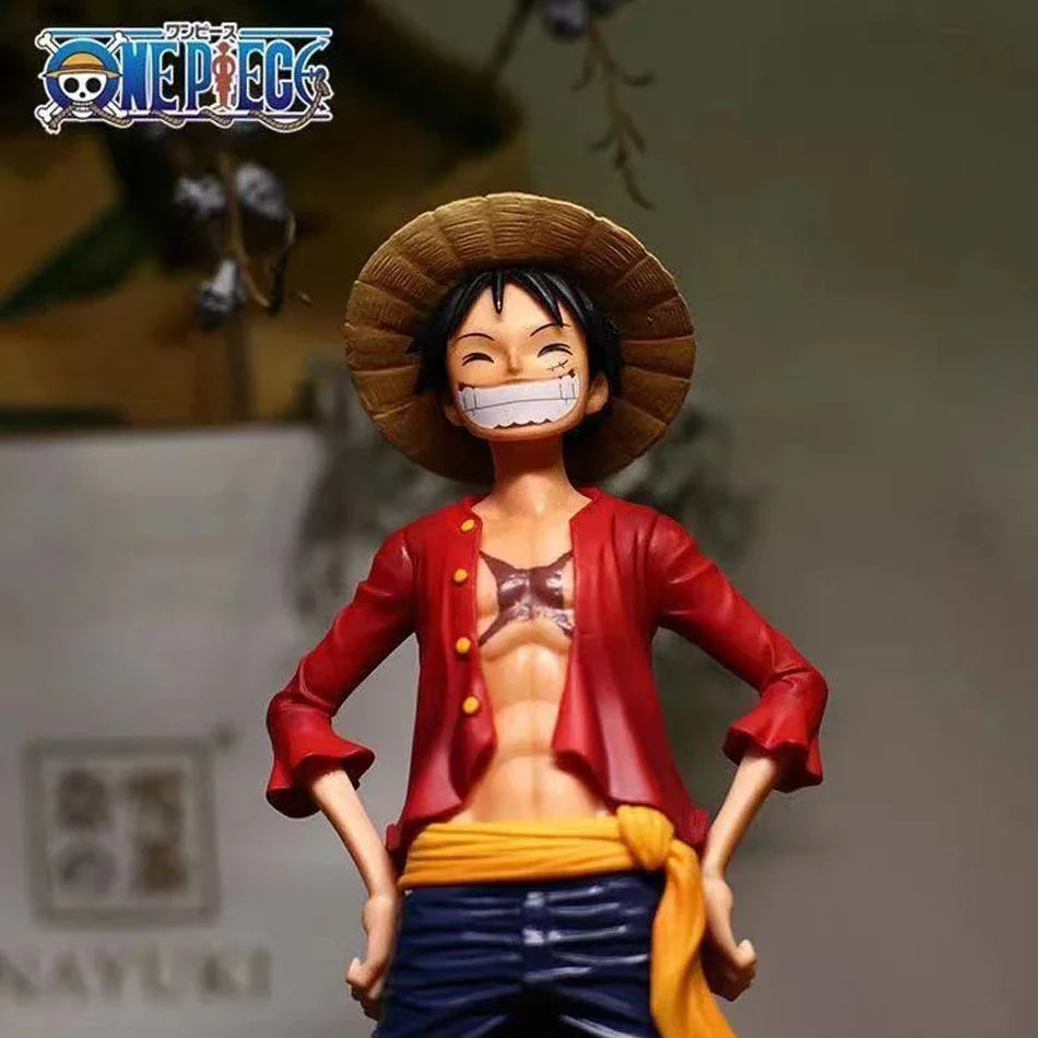 28cm Luffy Face-Changing Action Figure – One Piece Anime Toy
