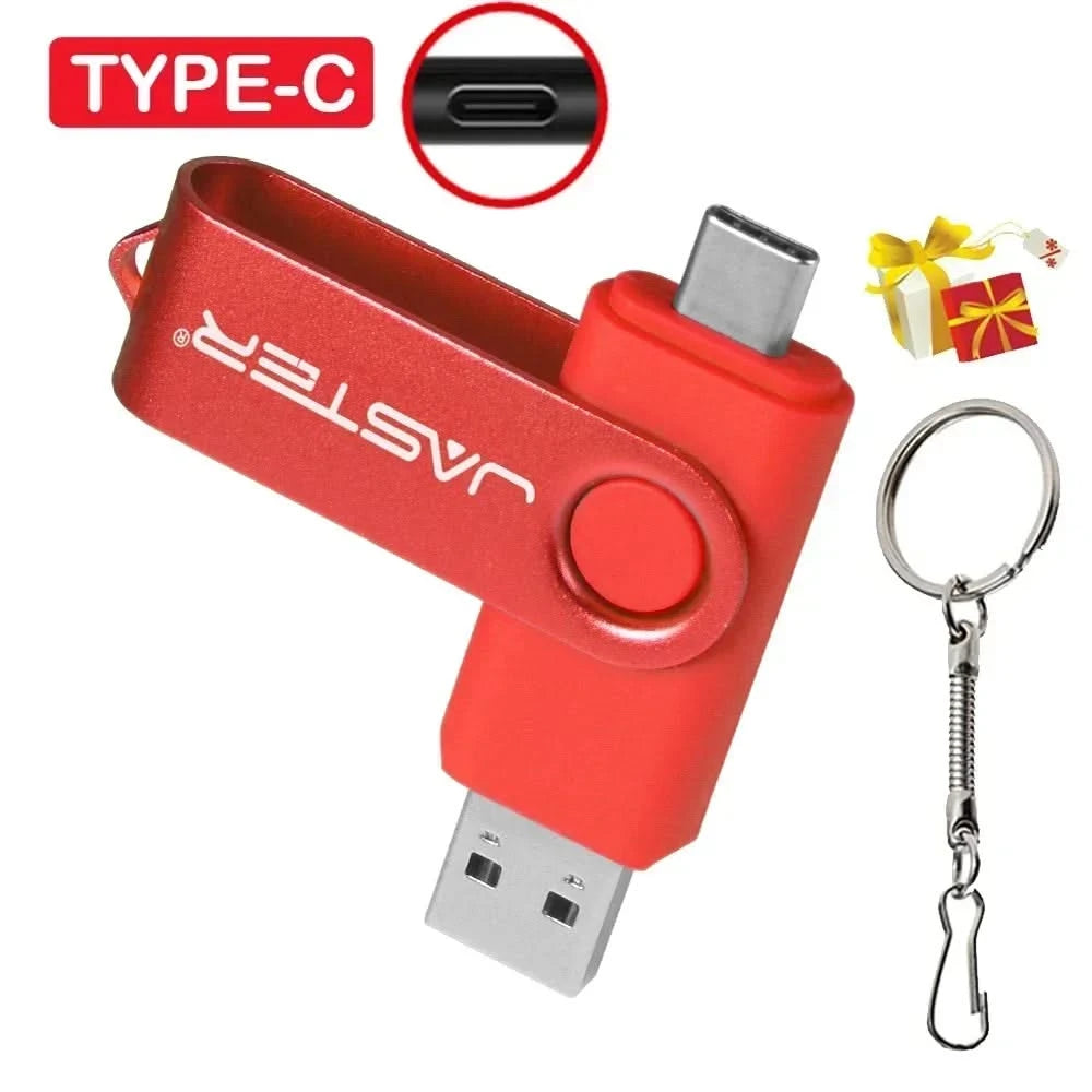 64GB/128GB USB 3.0 Pen Drive - Free Keychain, Business Gift