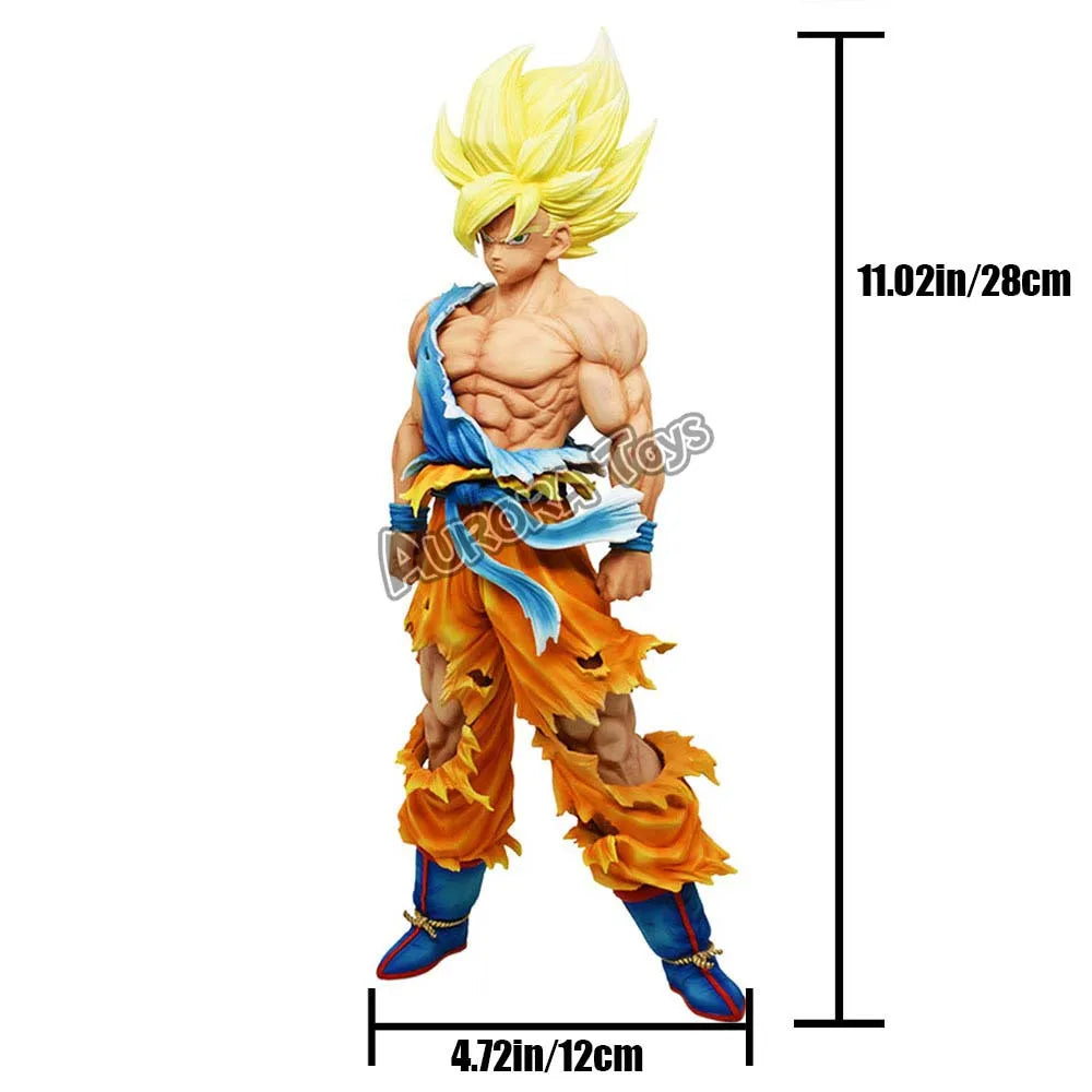 28cm Dragon Ball Goku Super Saiyan PVC Action Figure - Collectible Toy