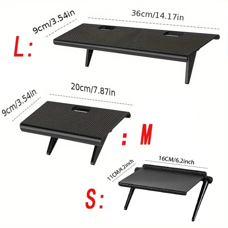 Adjustable TV Screen Top Shelf - Desktop & Router Storage Organizer
