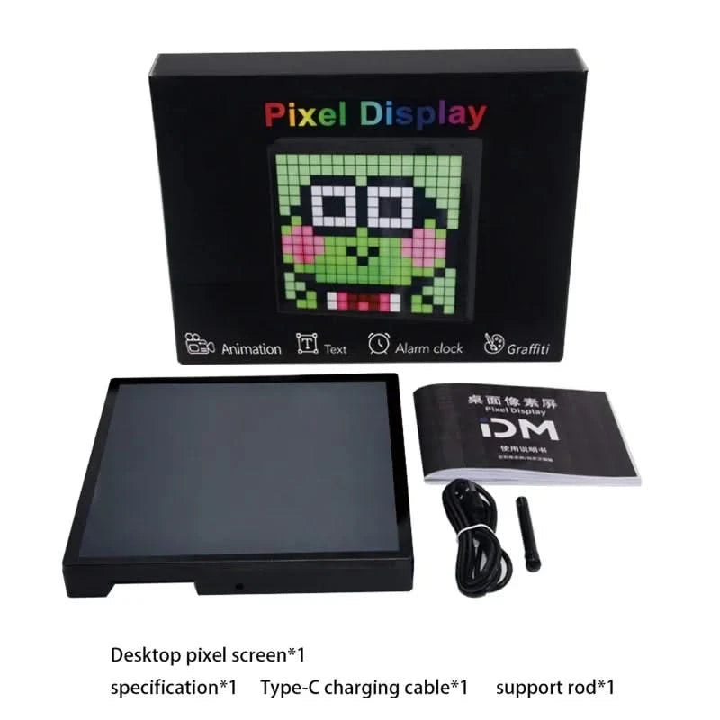 LED Pixel Display Nightlight – Smart APP Control, DIY Text & Animation