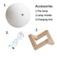 3D Moon & Star LED Touch Night Light – Rechargeable Colorful Lamp for Kids