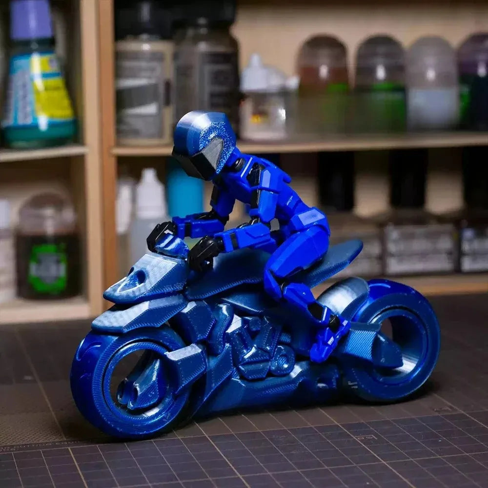 3D Printed Action Figure Fourth Generation Lucky Assemble Toy 13-Joints