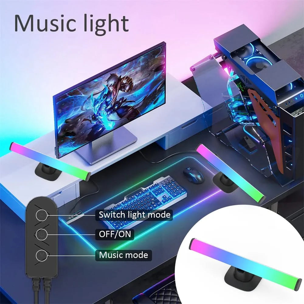 Wiscolor Smart RGB Pickup Light – Music Rhythm Gaming Table Lamp