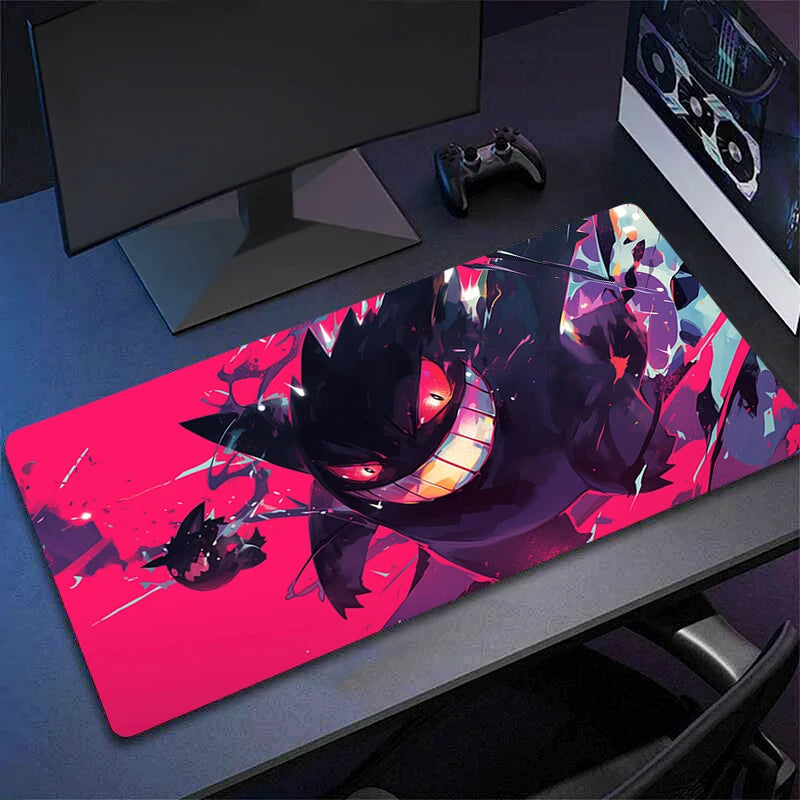Cute Gengar Anime Mouse Pad XXL for Gaming Desk & Laptop Setup