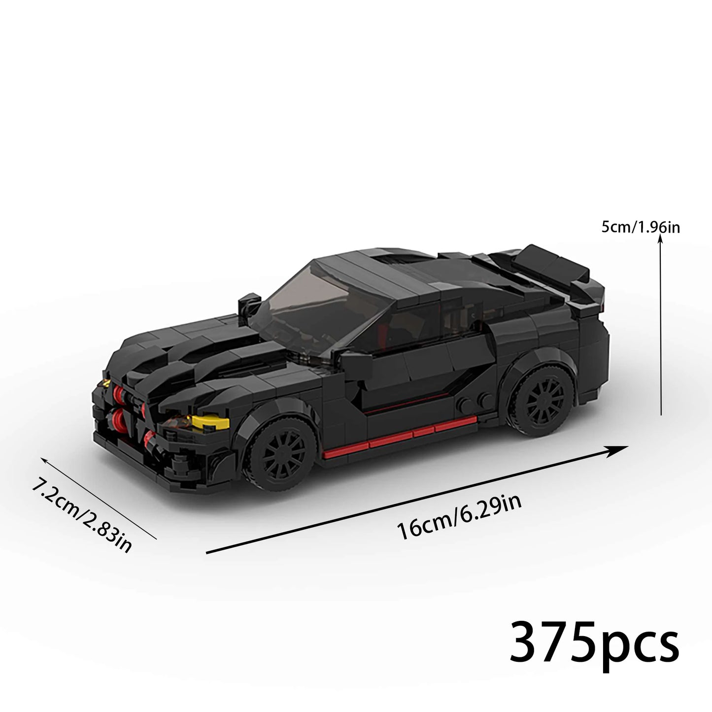 Sports Car Racing Puzzle – Educational Assembly Building Block Toy for Kids
