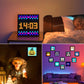 Neues Art Cool LED-Pixel-Display Bluetooth USB Digitaluhr Schild Deko