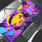 Pikachu Gaming Mauspad 900x400 XXL Gummiunterlage für PC & Tastatur
