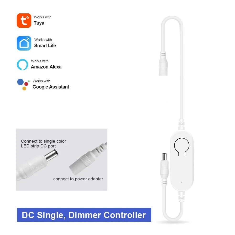 Tuya Smart RGB LED Light Strip – WiFi Controller for Alexa & Google Home