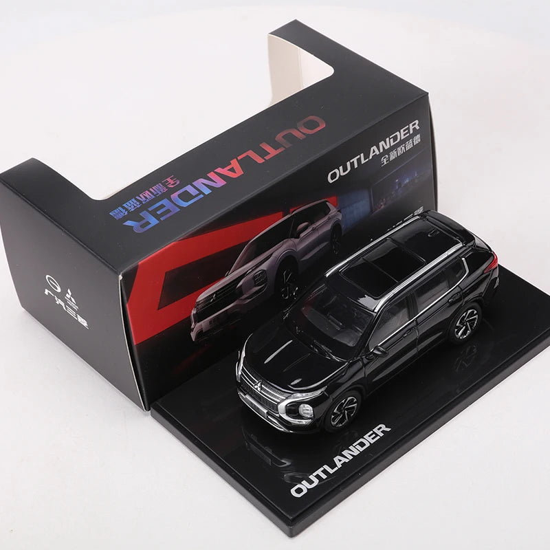 On sale 1:43 Outlander SUV Black/White Alloy Model Car