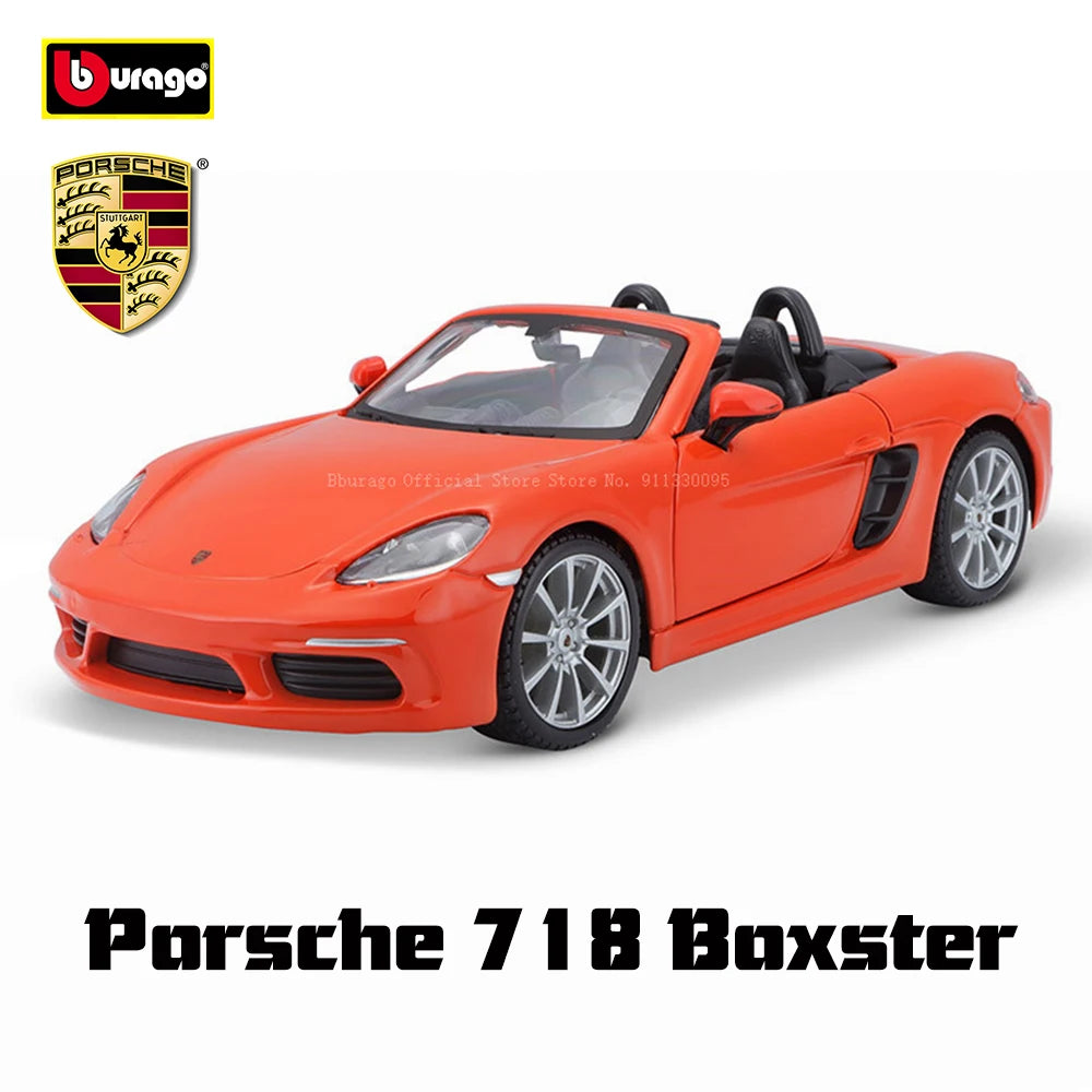 Bburago 1:24 Porsche 963 – Diecast Alloy Racing Car Model, Luxury Gift