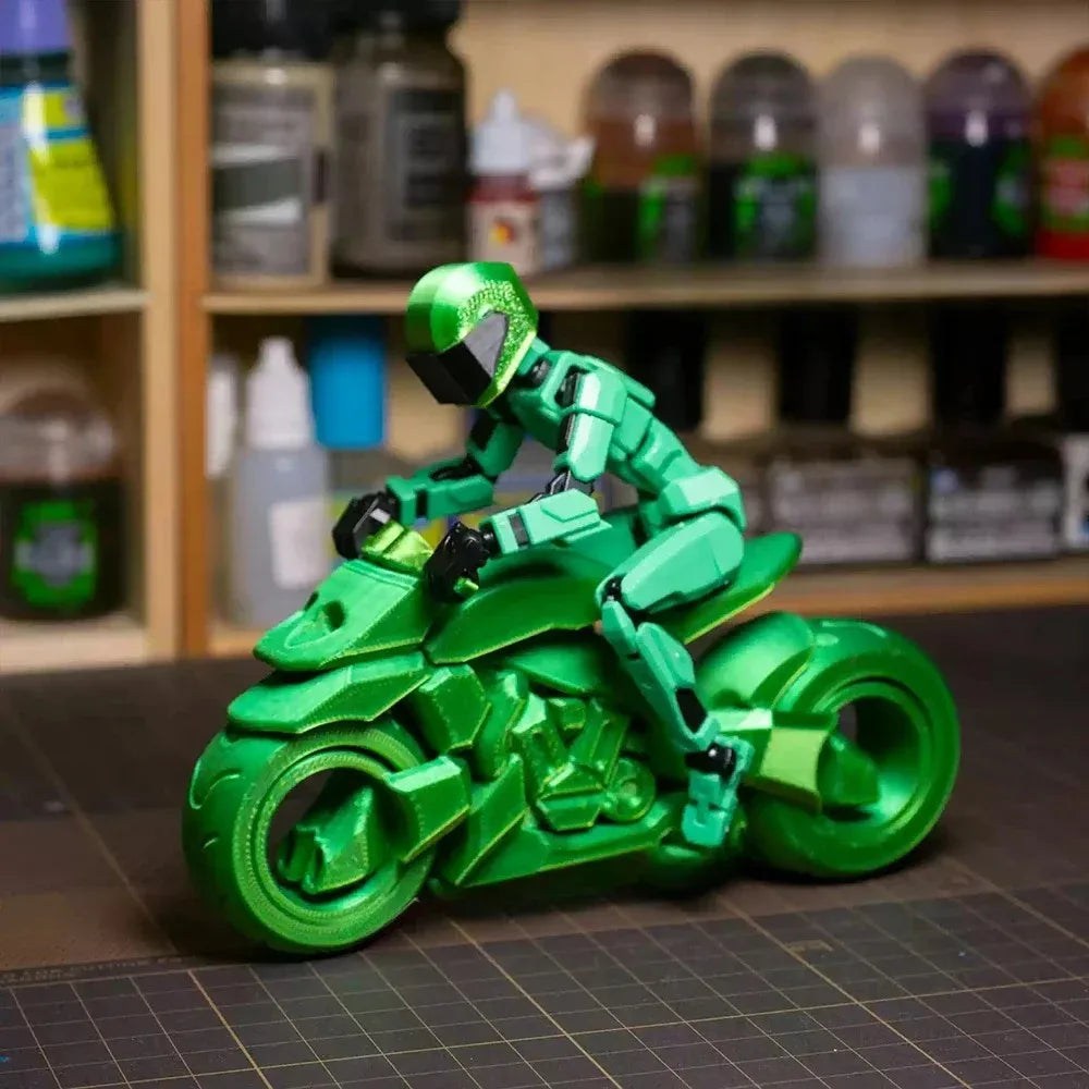 3D Printed Action Figure Fourth Generation Lucky Assemble Toy 13-Joints