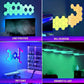 RGB-Hexagon-Wandlampe – Musik-Sync & DIY Ambient Smart Lighting