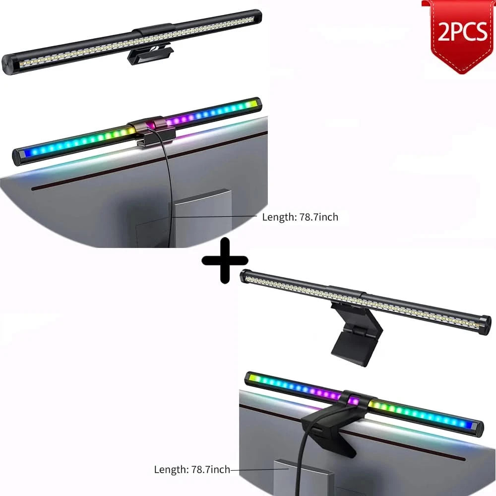 LED Monitor Light Bar RGB Dimming Screen Lamp for Work & Gaming