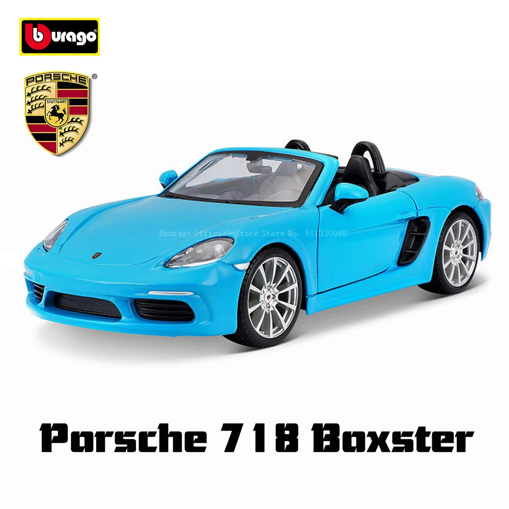 Bburago 1:24 Porsche 963 – Diecast Alloy Racing Car Model, Luxury Gift
