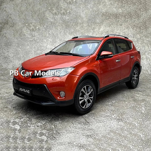 Original 1/18 RAV4 2013 alloy simulation car model toy ornament