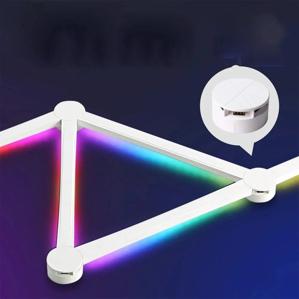 Smart RGB Wall Lamp WIFI LED Night Light - DIY Splicing, Music Sync