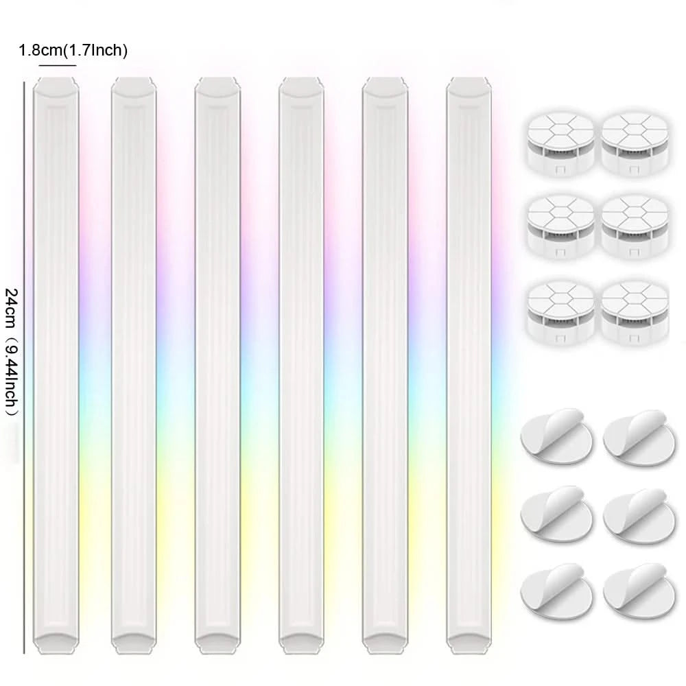 Smart RGBIC WiFi Wall Light – DIY Splicing LED for Gaming & Decor