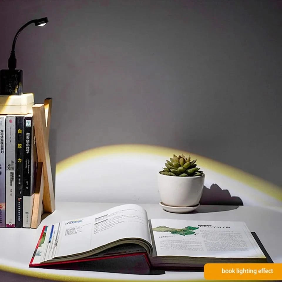 USB Sunset Lamp LED Rainbow Projector - Night Light for Home Decor