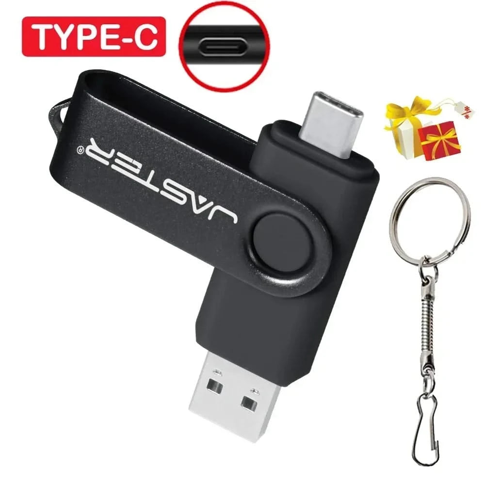 64GB/128GB USB 3.0 Pen Drive - Free Keychain, Business Gift