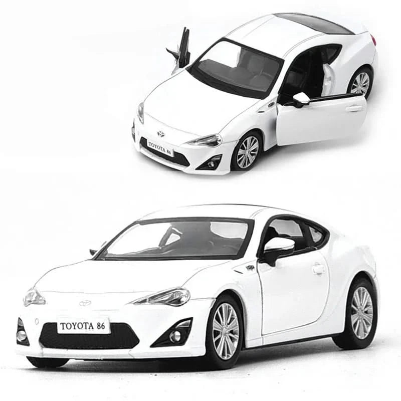 1:36 Toyota 86 Classic Car Diecast Alloy Sports Car Model Collection