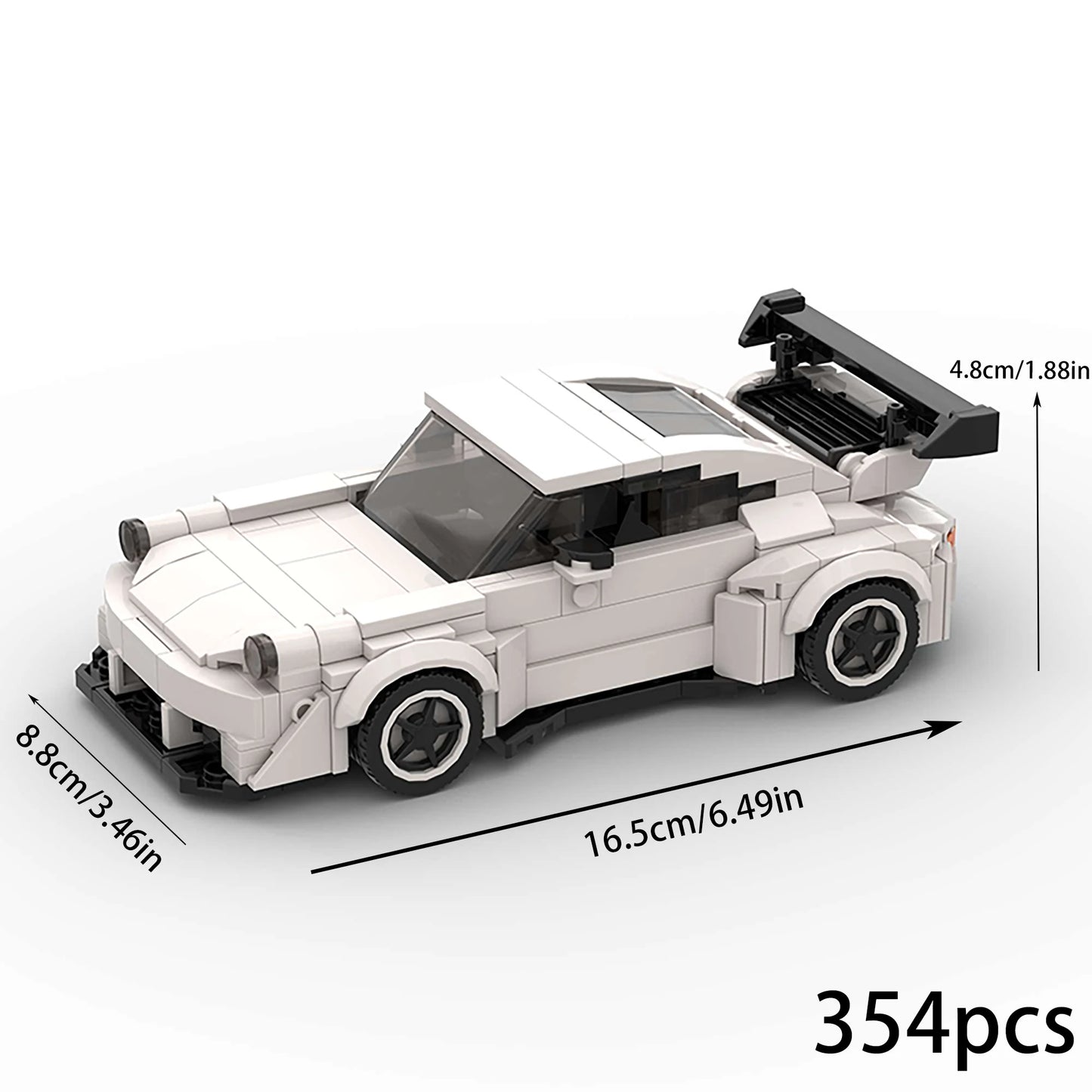 Sports Car Racing Puzzle – Educational Assembly Building Block Toy for Kids