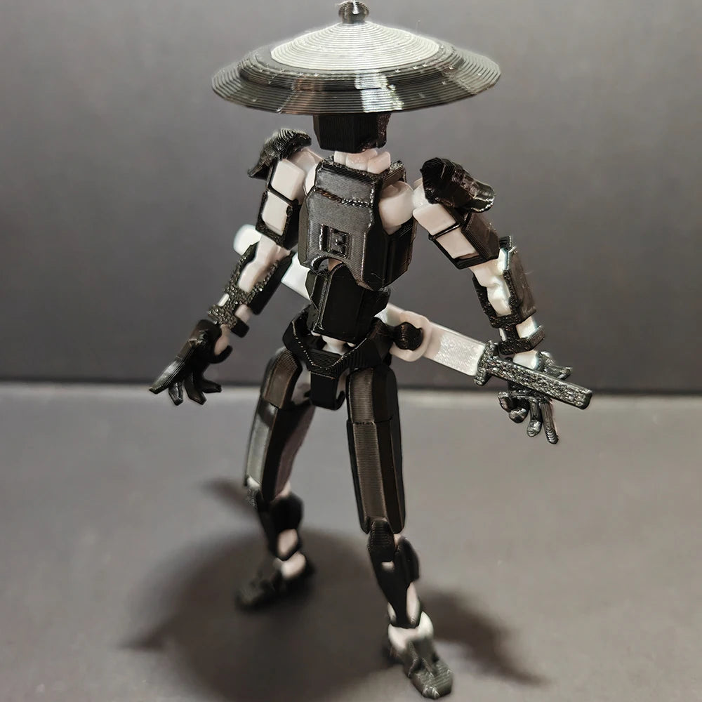 3D Printed Action Figure Fourth Generation Lucky Assemble Toy 13-Joints