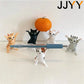 JJYY Katzenstatuen Stifthalter - Niedliche Tier Desktop Dekoration