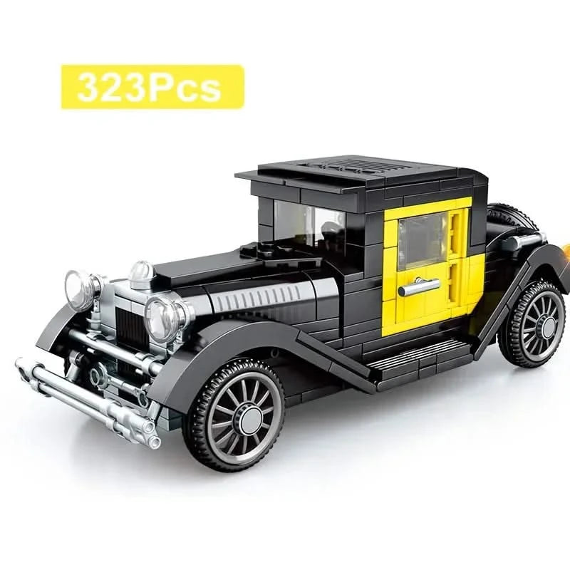 2023 City Technique Racing Vintage Car – Speed Champions Super Racers Building Blocks