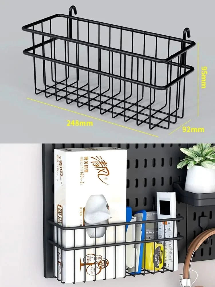 Wall-Mounted No-Punch Hole Board for Study, Living & Gaming Rooms