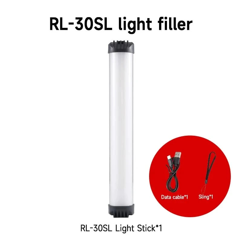 MIAOTU Handheld RGB Light Wand – 30CM LED Photography and Studio Light Stick