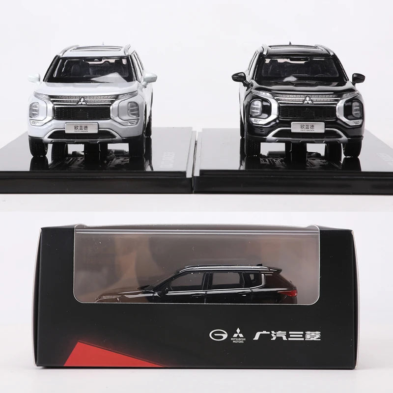 On sale 1:43 Outlander SUV Black/White Alloy Model Car
