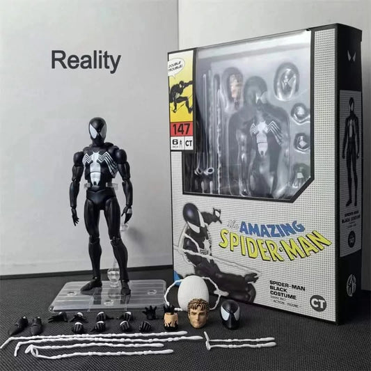 Mafex 147 Spider-Man & Venom Symbiote Action Figures 6" Model Toy